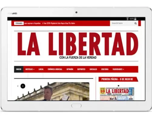 Diario La Libertad android App screenshot 0